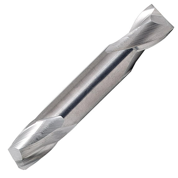 3/16" Diameter 2 Flute Double End Stub 30° Carbide End Mill , 3/8"Length of Cut, 3/16" Shank, 2" OAL