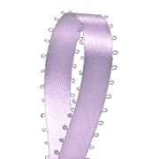 3/16 Double Face Satin Picot Ribbon Feather Edge 50 Yds-Lavender