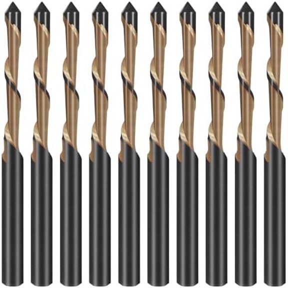 3/16" Drywall Router Bits, 10 count Drywall Tools Guide Point Bits,Drywall Bit Drywall Guide Point Bits, for with Spiral and Power Tools