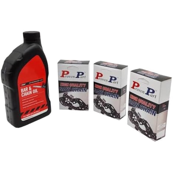 (3) 16" Full Skip Chain For 16In Bar 0.325 Pitch .050 Gauge 67DL Fits Stihl 3676 005 115 (1) Qt Oil$$Tools