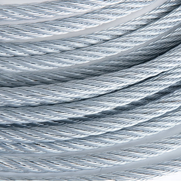 3/16" Galvanized Aircraft Cable Steel Wire Rope 7x19 (400 Feet)