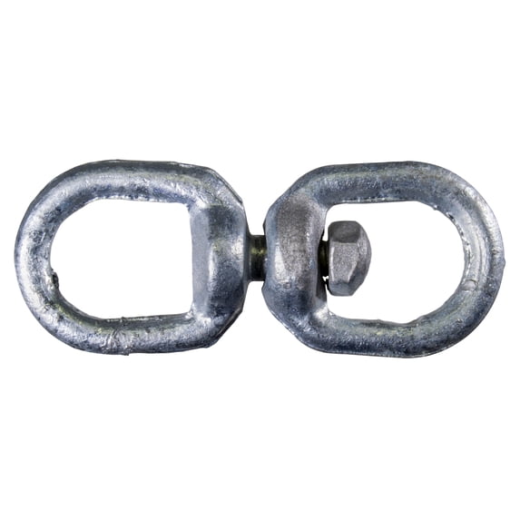 3/16" Hot Dip Galvanized Steel Eye-Eye Swivels (1 pcs.)