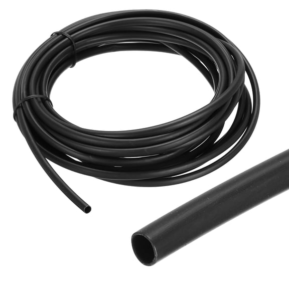 Uxcell 3/16" Heat Shrink Tubing Waterproof 4:1 Dual Wall Marine Adhesive Lined Industrial Heat Shrink Tube Wiring Wrap 20ft Black