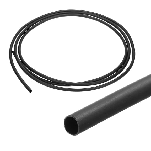 Uxcell 3/16" Heat Shrink Tubing 3:1 Waterproof Adhesive Marine Grade Heat Shrink Wrap Tube for Wires 8ft Black