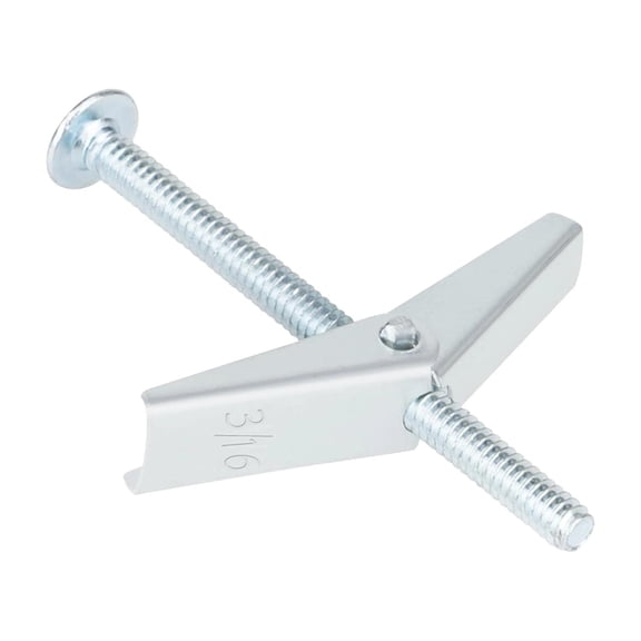 3/16 Inch Heavy Duty Drywall Anchors Screws Toggle Bolts Wing Nuts 25 PCS