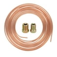 3/16 Inch OD Brake Line Kit 25ft Length Brake Line Tubing Kit with