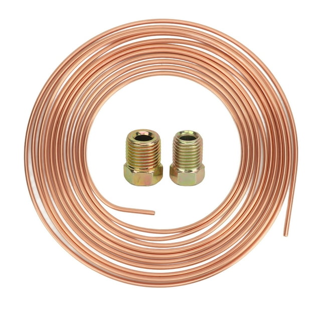 3/16 Inch OD Brake Line Kit 25ft Length Brake Line Tubing Kit with