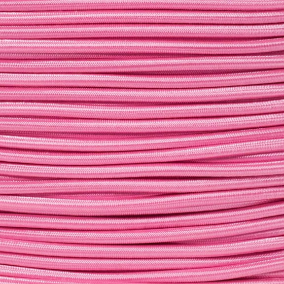 3/16 Inch Shock Cord - ROSE PINK -50 Feet