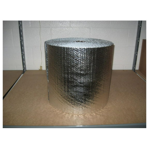 3/16" Insulated Metalized Mylar Double Bubble, 16" X 125' Per Roll
