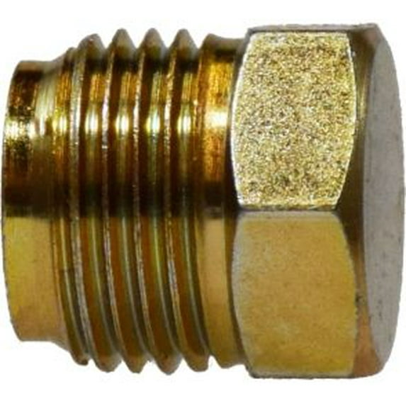 3/16 Inverted Flare Steel Plug, Inverted Flare, Brass Fittings