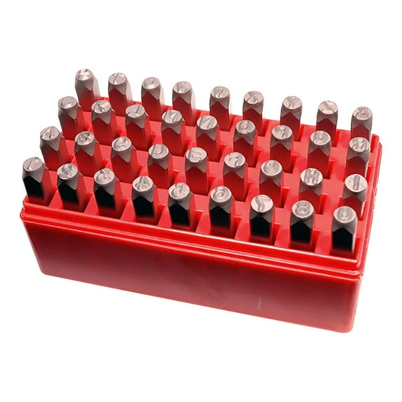 3/16" Letter And Number Stamp Set