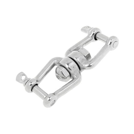 3/16"""" Marine Jaw Swivel Anchor Chain Connector for Boat Stainless Steel M5