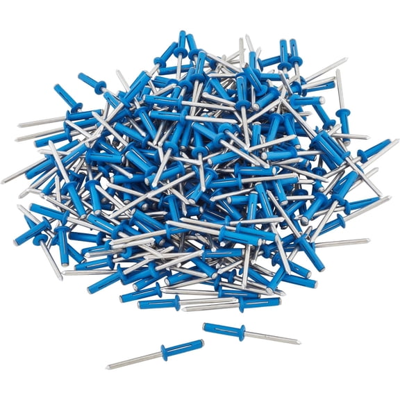 3/16 Small Head Alum Exploding Rivets Box/250, Chevron Blue