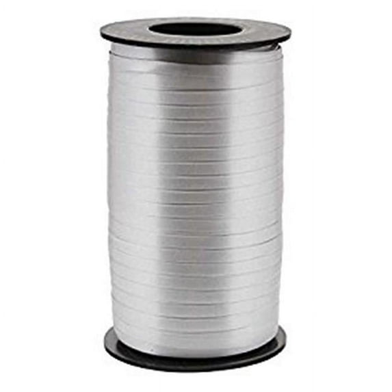 3/16" Wide Silver Smooth Finish Curling Ribbon - 500 Yards (4436099)