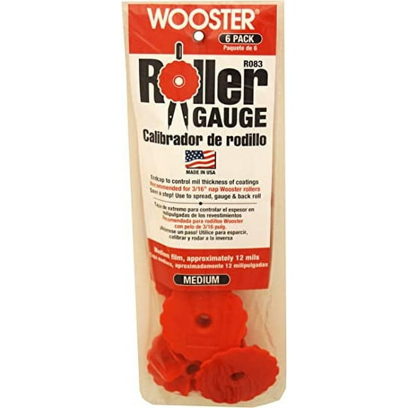 Wooster Roller Gauge, 6 PK R083