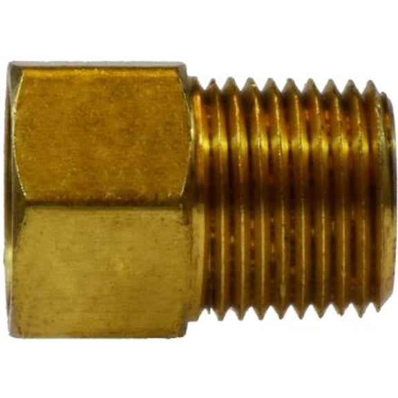 3/16 X 1/8 Female Inverted Flare X MIP Adapt, Inverted Flare, Brass Fittings