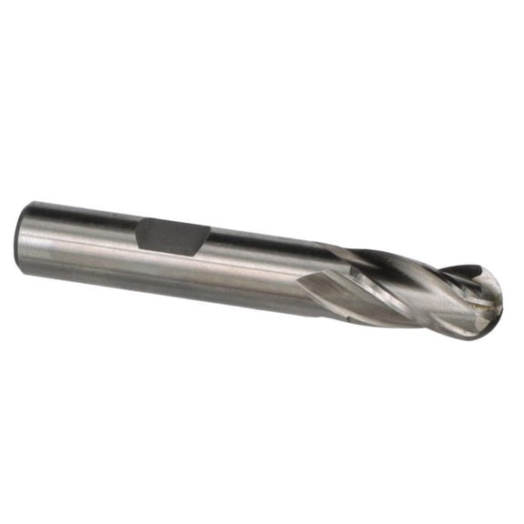 Drill America 3/16" X 3/8" HSS 4 Flute Single End Ball End Mill