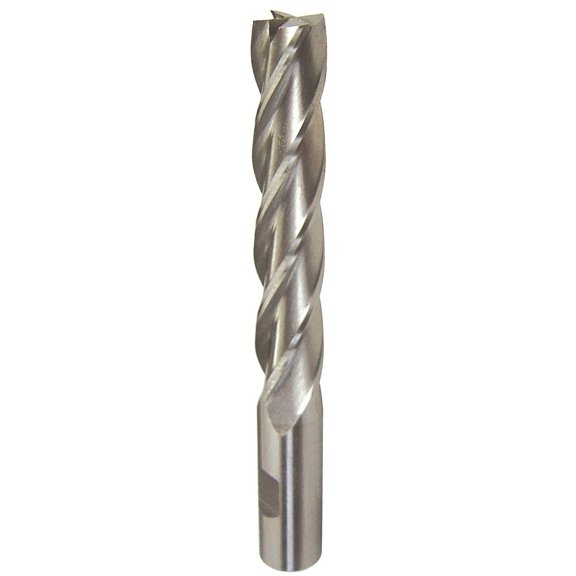 3/16" X 3/8" HSS 4 Flute Single End Center Cutting End Mill, Qualtech, DWCF306-CC