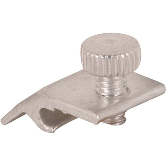 3/16 in. Storm Door Panel Clips with Screws, Mill Finish (8-pack)