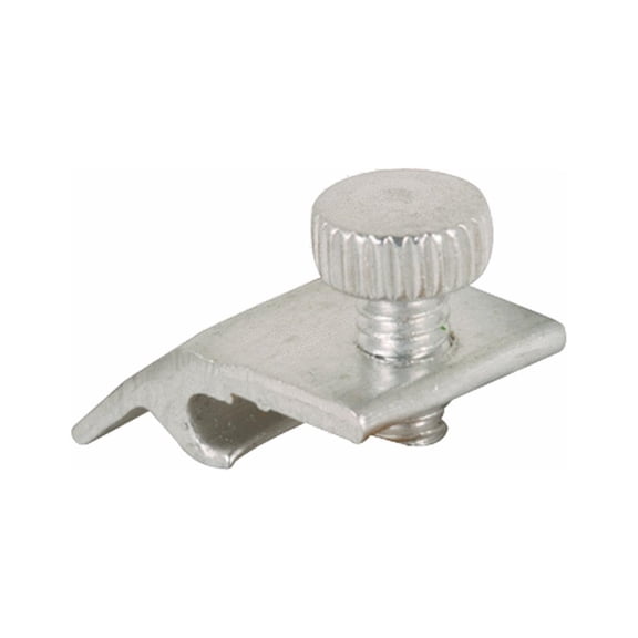3/16 in. Storm Door Panel Clips with Screws, Mill Finish (8-pack)