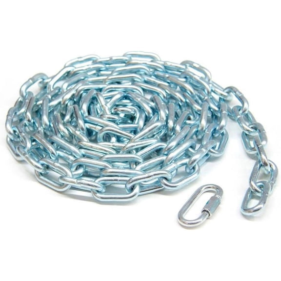 3/16-inch x 15 ft. Zinc-Plated Proof Tested Coil Chain, 800 lb. Safe Working Load, General Purpose Chain, 698351