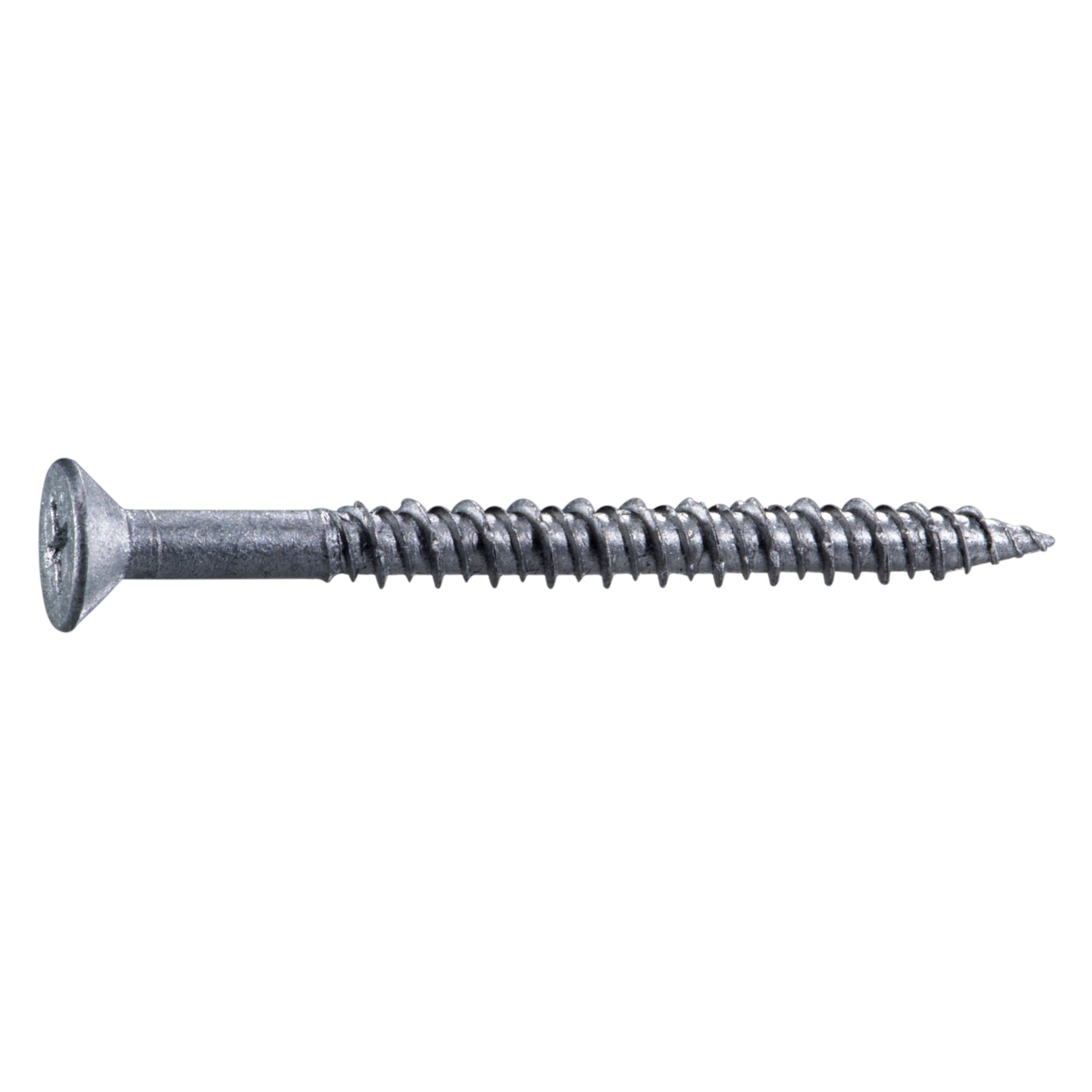 3/16" x 2-1/4" 410 Stainless Flat Head Phillips Masonry Screws (50 pcs.)
