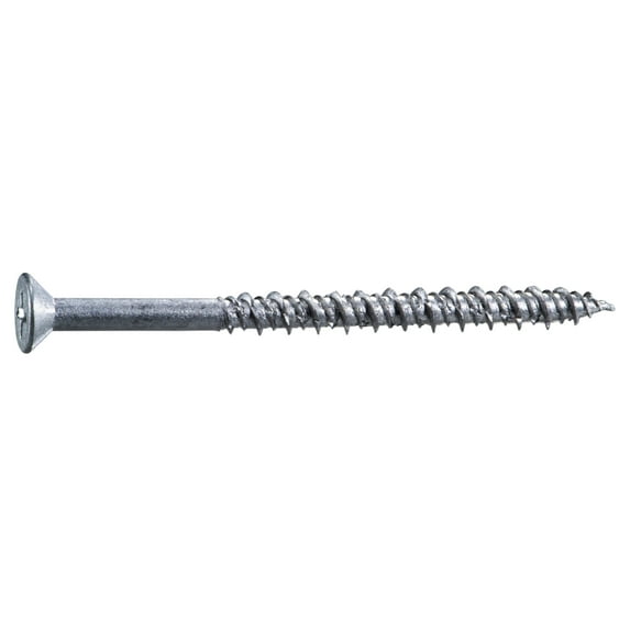 3/16" x 2-3/4" 410 Stainless Flat Head Phillips Masonry Screws (50 pcs.)