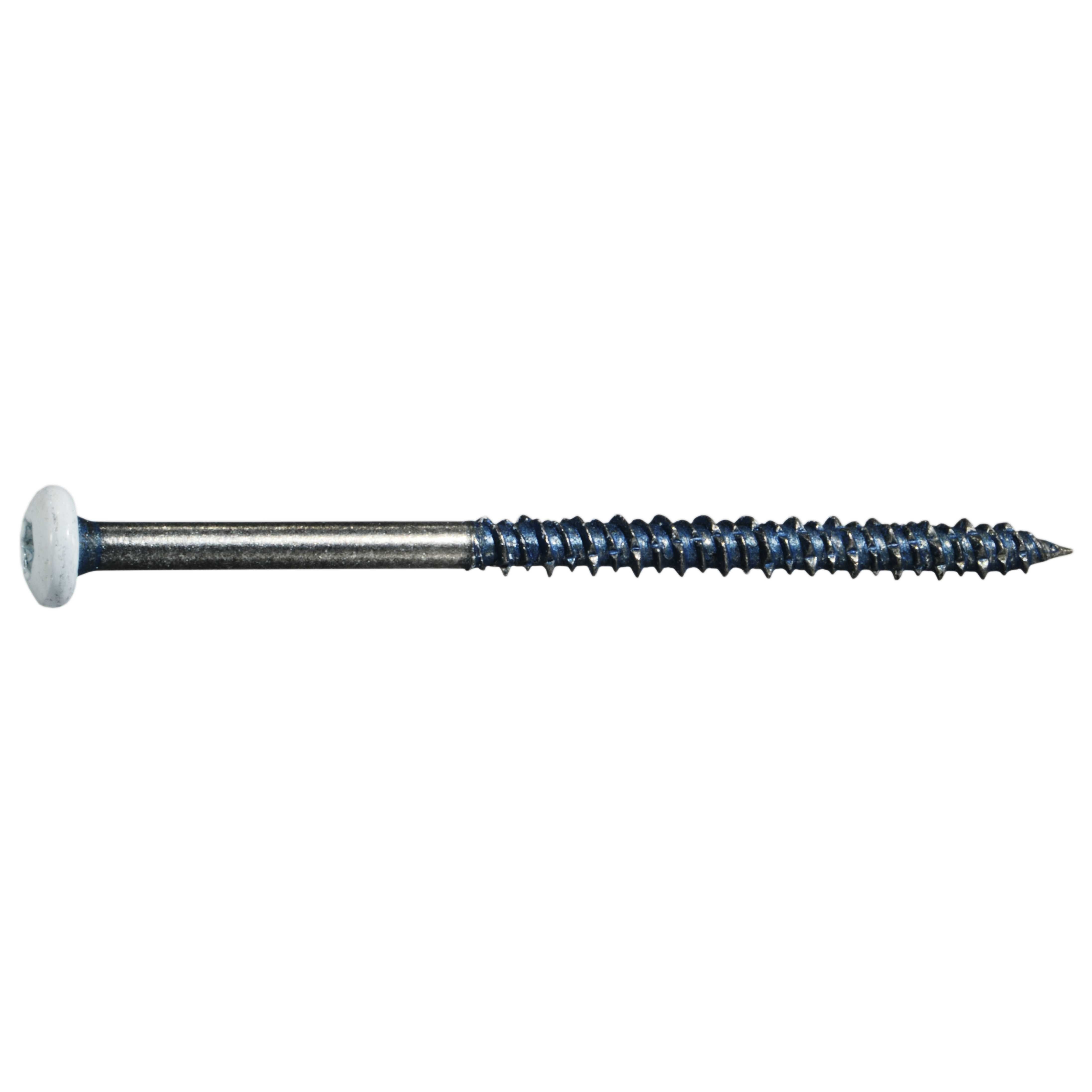 3/16" x 3-1/4" White Star Pan Head TorqueMaster Masonry Screws (100 pcs.)