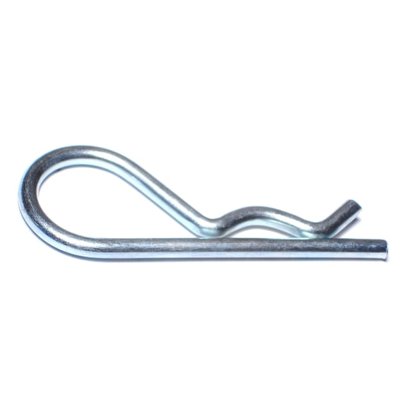 3/16" x 3-1/4" Zinc Plated Steel Hitch Pin Clips (8 pcs.)