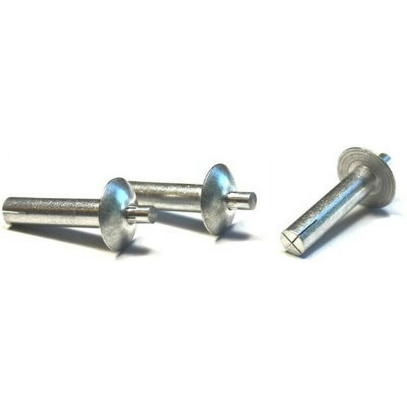 3/16" x 9/16" Brazier Head Drive Pin Rivets / All Aluminum - 1000 Piece Carton
