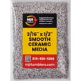thumbnail image 1 of 3/16"x1/2" SMOOTH CERAMIC MEDIA, 1 of 1