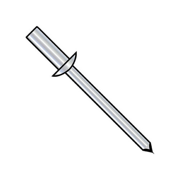 3/16X.25-.37 Closed End Stainless Steel Rivet Stainless Steel Mandrel (Pack Qty 500) BC-SSDSSC66