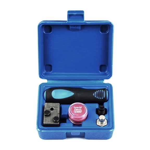 3/16in Double Flaring Tool Handheld Brake Line Double Tool for Motorcycle Automotive Truck Brake Line Flaring Tool