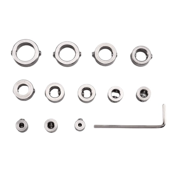 3-16mm Drill Depth Stop Bit Collar Set Drilling Limit Ring Drill Bit ...
