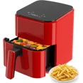 thumbnail image 1 of 3.17 QT Digital Air Fryer Red, Compact Small Air Fryer with PP Touch Panel, Max 400°F for Healthy Cooking Home Kitchen, 1 of 5