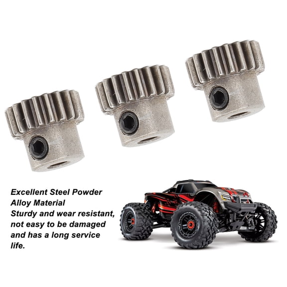 3.175mm RC Gear Set, Steel Powder Alloy, Fits HSP, Axial,   Redcat, 3PCS