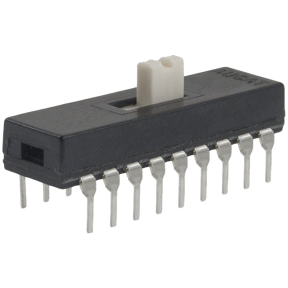 3-1825010-8 Slide Switch 6PDT Through Hole :RoHS, ASE62G04
