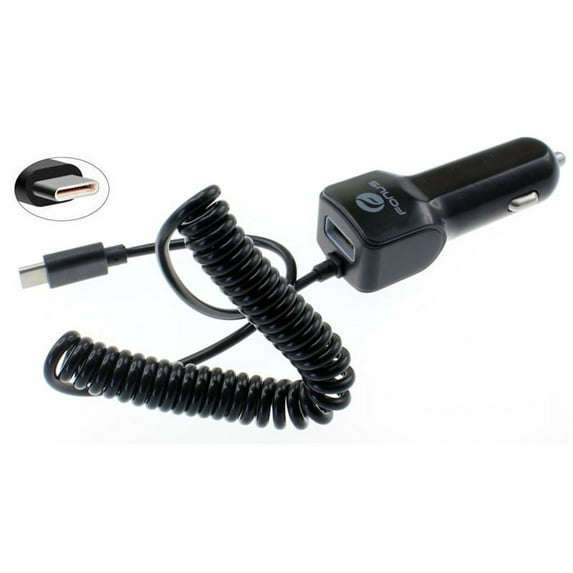 3.1A Car Charger for HMD Vibe/Skyline - Type-C Power Adapter DC Socket Extra USB Port for HMD Vibe/Skyline