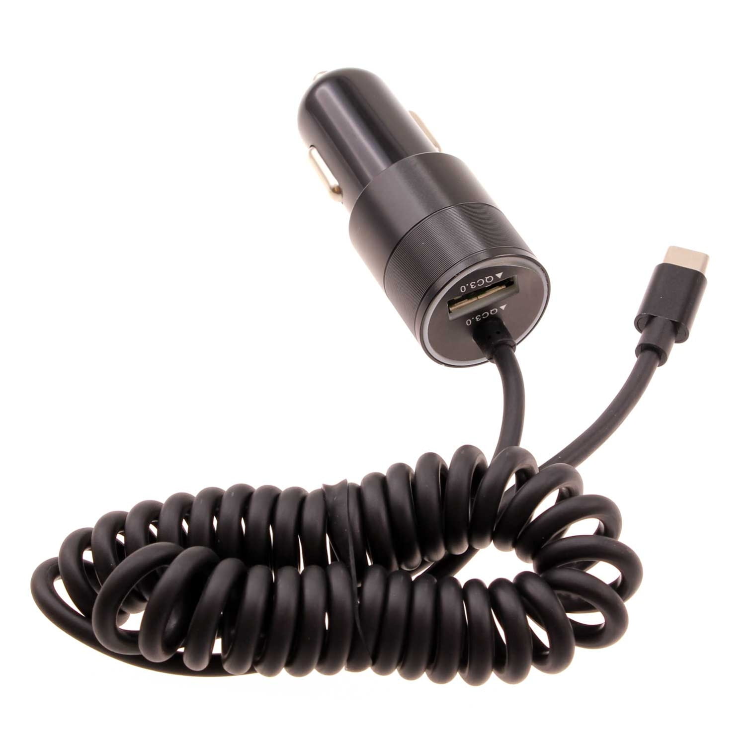 3.1A Car Charger for Nokia XR21, T21, X100 - Type-C Power Adapter DC Socket Extra USB Port