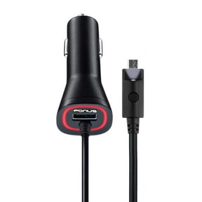 3.1Amp Rapid Car DC Charger Power Adapter w USB Port L4P for Alcatel Jitterbug Smart2 Smart, Pop Icon 2, Avalon V, Idol Mini, Astro, PIXI CHARM, A30 Plus, Go Flip, Cingular Flip 2, REVVL 2, 3