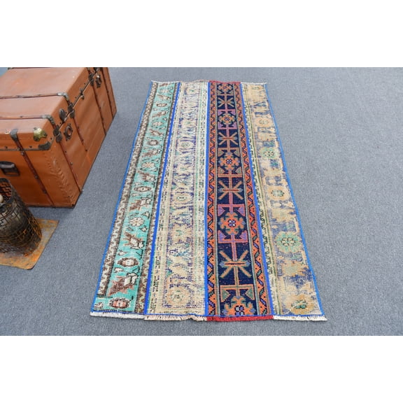 3.1x6.4 ft Accent Rugs, Vintage Rug, Beige Kitchen Rugs, Rugs For Kitchen, Turkish Rug, Antique Rug, Office Bedroom Rug