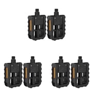 Metal Alloy Flat Platform Pedals Road Mountain Bike Pedal - Green Metal Alloy Flat Platform Pedals Road Mountain Bike Pedal - Green
