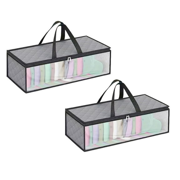 3/2/1PCS Hat Organizer for Baseball Cap, Hat Storage Bags with 2 Carry Handles Hat Holder Rack for Closet Travel Hat Organizer