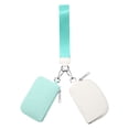 thumbnail image 1 of 3/2/1PCS Keychain Wallet Mini Zip Around Wristlet Wallets For Women Detachable Dual Pouch Wristlet Portable Coin Purse Small Wallets For Travel Sports Outdoors, 1 of 6