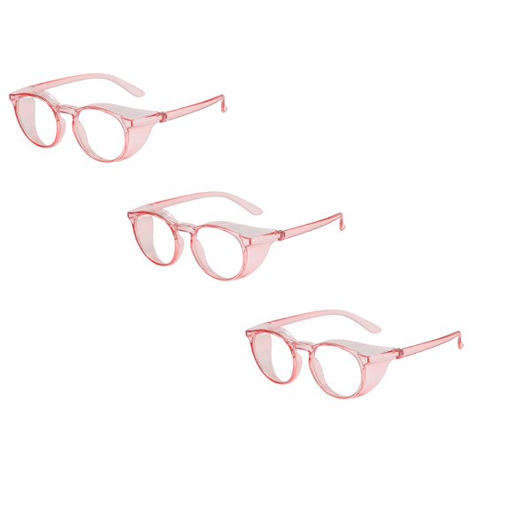 3/2/1PCS Safety Glasses Fashionable Eye Protection Glasses With Clear Anti-Fog Scratch Resistant Alternatives To Regular Protective Eyewear For Lab & Nursing