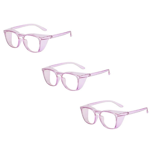 3/2/1PCS Safety Glasses Fashionable Eye Protection Glasses With Clear Anti-Fog Scratch Resistant Alternatives To Regular Protective Eyewear For Lab & Nursing