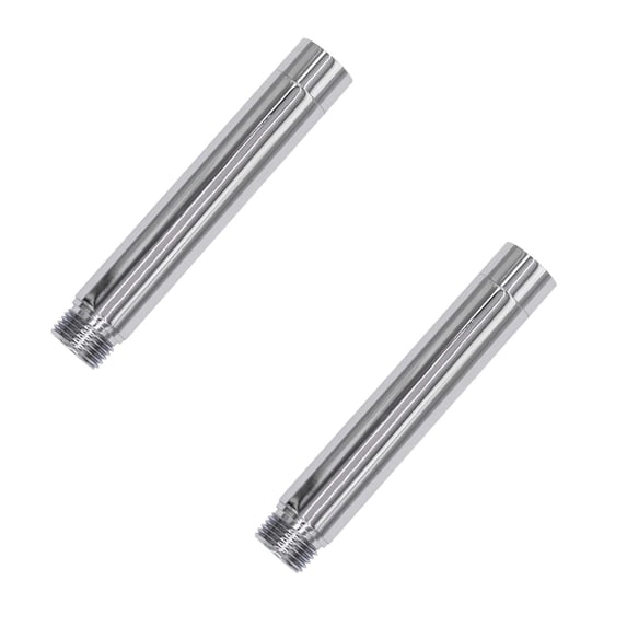 3/2/1Pcs 5in Shower Head Extension Arm,Shower Extender Water Outlet- Lowers Existing,Shower Pipe Extension for Bathroom,Made of Solid Metal Stainless Steel