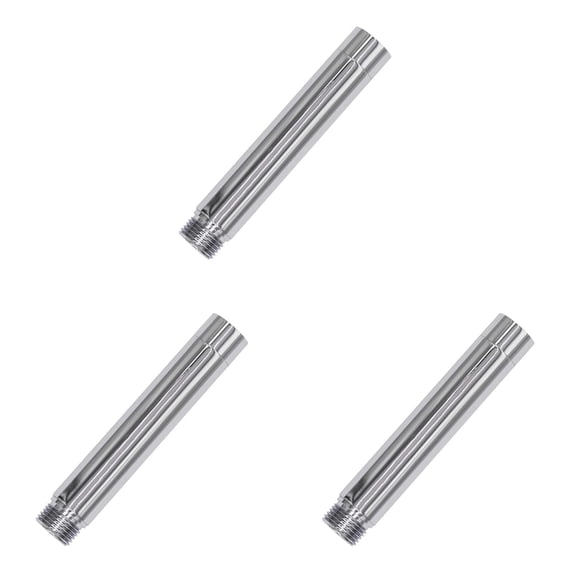 3/2/1Pcs 5in Shower Head Extension Arm,Shower Extender Water Outlet- Lowers Existing,Shower Pipe Extension for Bathroom,Made of Solid Metal Stainless Steel