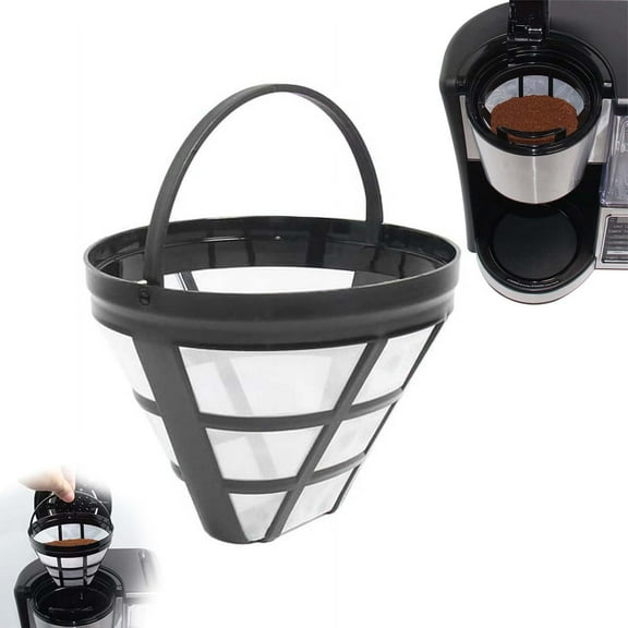 3/2/1pcs Reusable Replacement Coffee Maker Basket Filter, Coffee Bar Brewer Filters, Coffee Accessories, Fit Most 8-12 Cup Basket Drip Coffee Machine