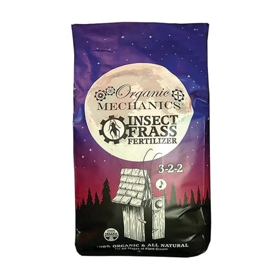 3-2-2 Insect Frass Fertilizer, 2 Pounds - Works for All Stages of Plant Growth for Houseplants, Flowers, Tropical, Trees, & More - Eco-Friendly